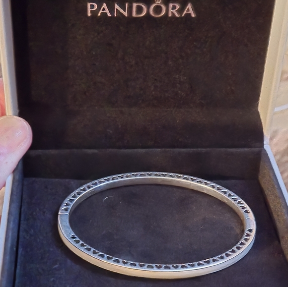 Pandora Sterling, Swarovski Crystals And Enamel Bracelet - Picture 1 of 5